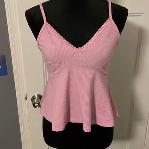 Bubble Gum Pink Tank Top